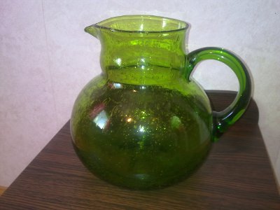 Vihreä lasikannu. TARJOA!